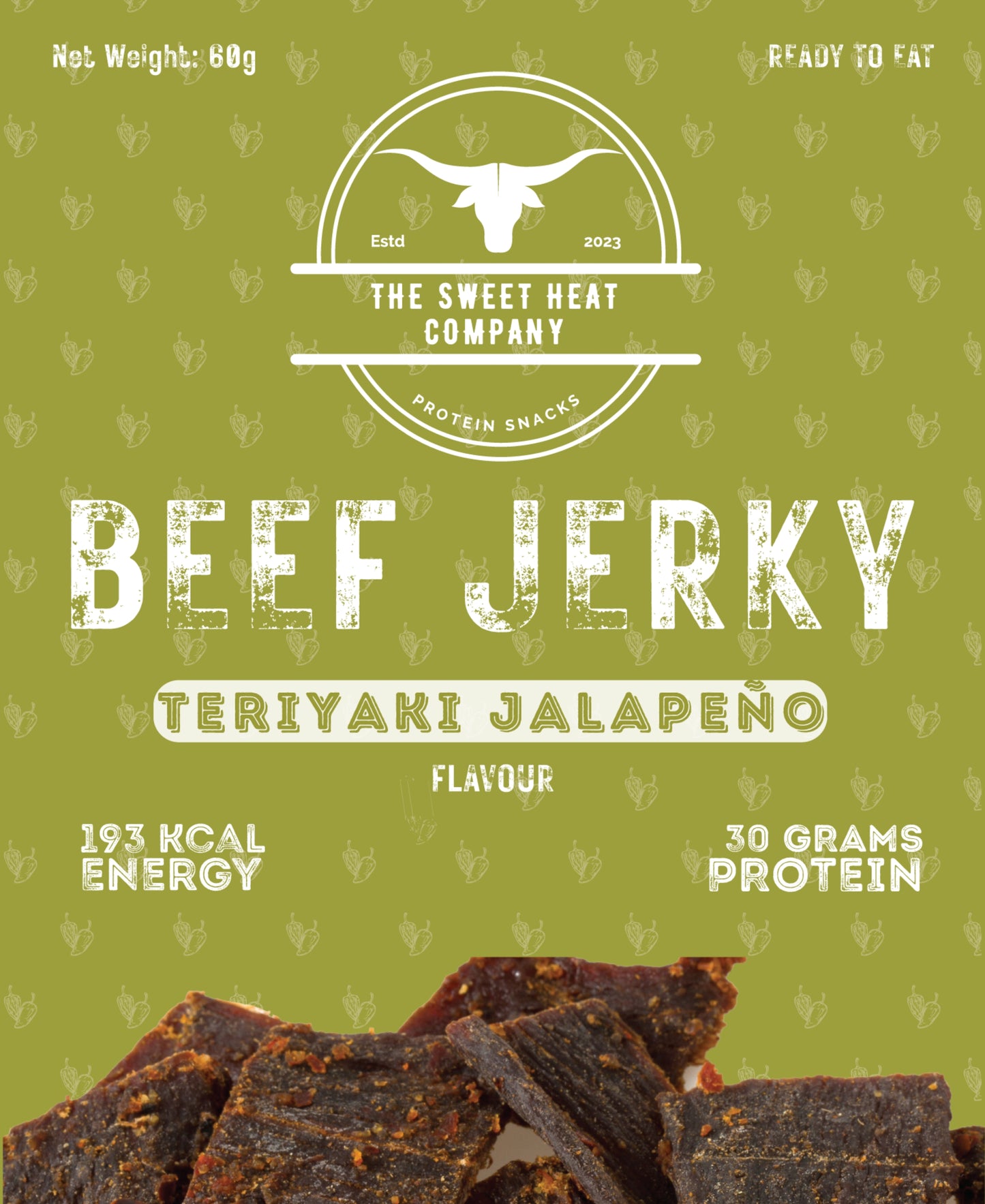 Teriyaki Jalapeño - Beef Jerky - 60g